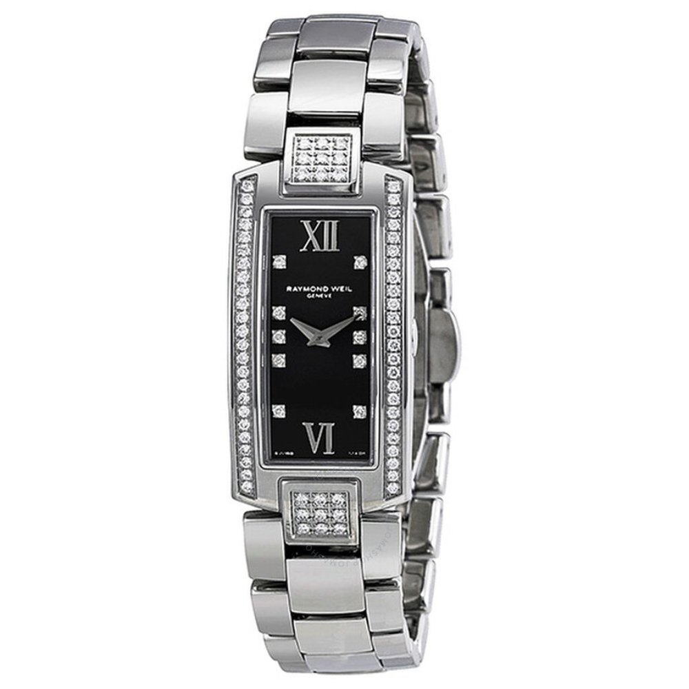 RAYMOND WEIL Shine Diamond Dial Stainless Steel Ladies Watch - Rare!